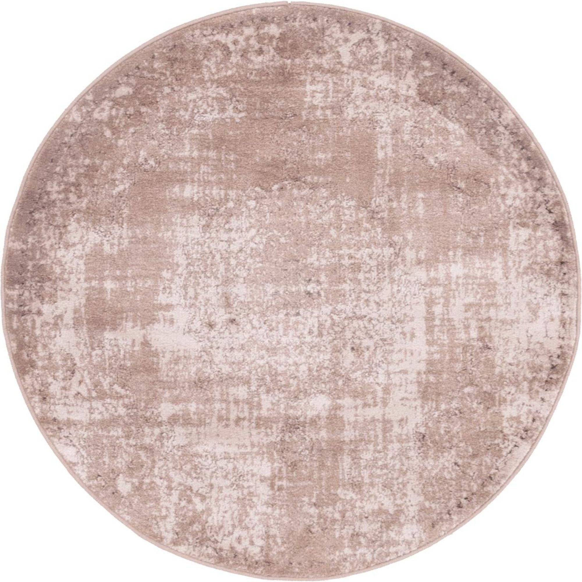 Unique Loom Leila Rug Beige/Ivory 3' 3" Round Perfect For Dining Room Entryway Bed Room Kids Room -New in Box